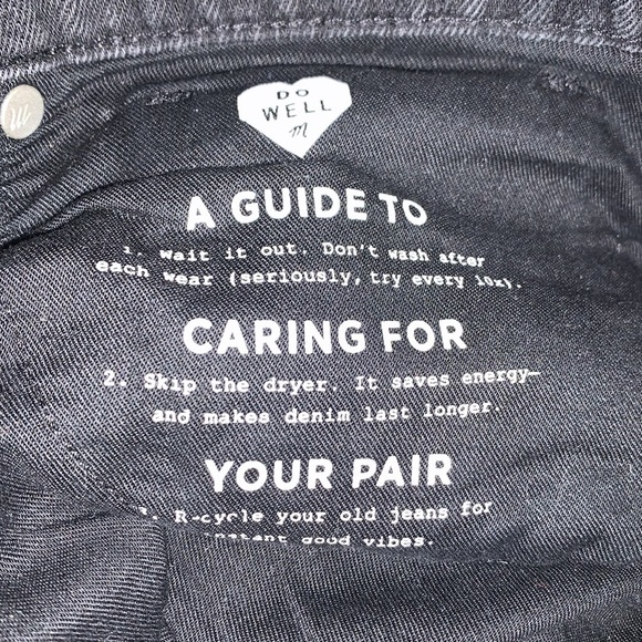 Madewell Rigid Denim A-Line Mini Skirt Lunar Size 31 - Picture 10 of 11